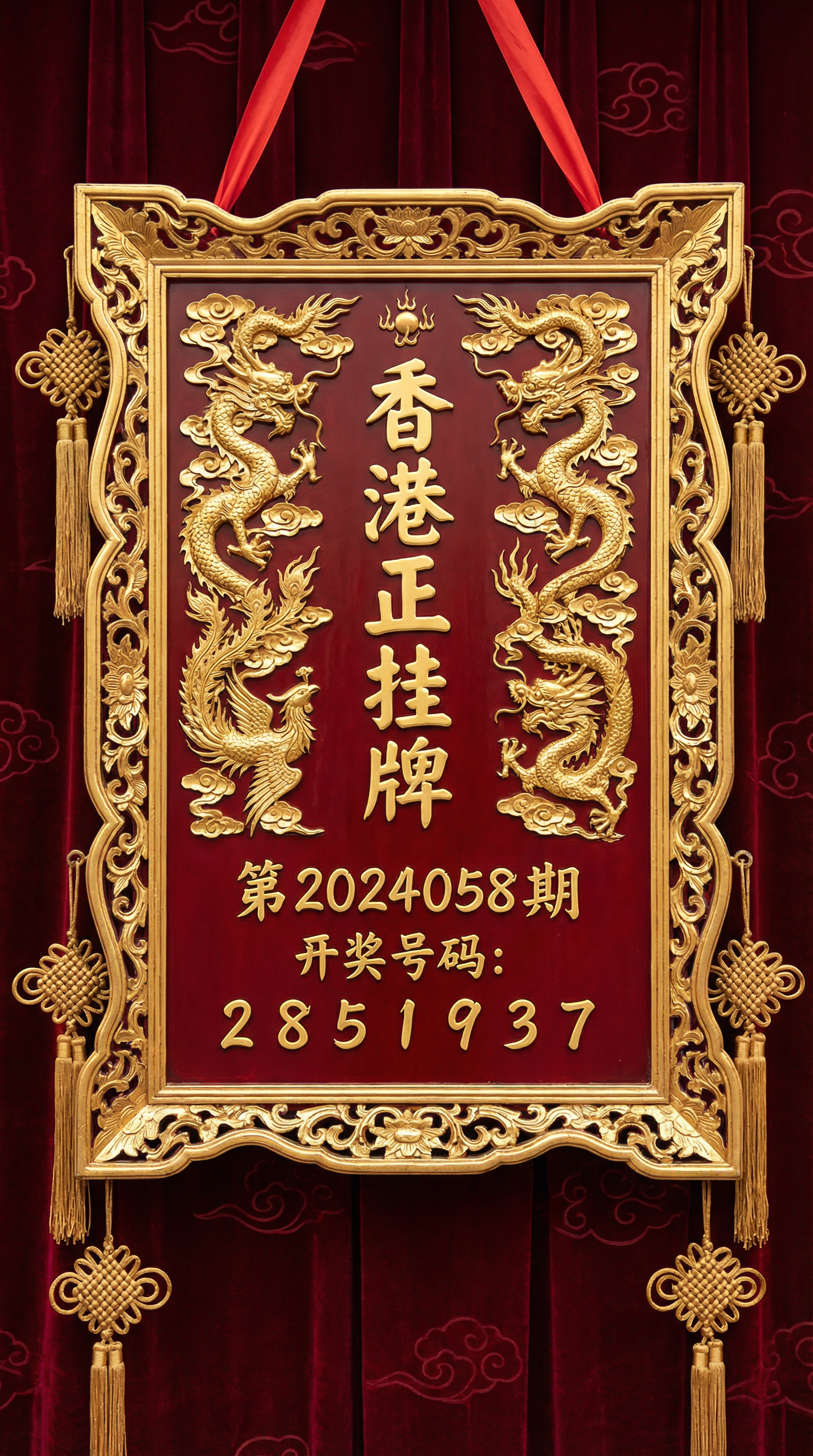 香港正挂挂牌 - 官方开奖号码公示牌